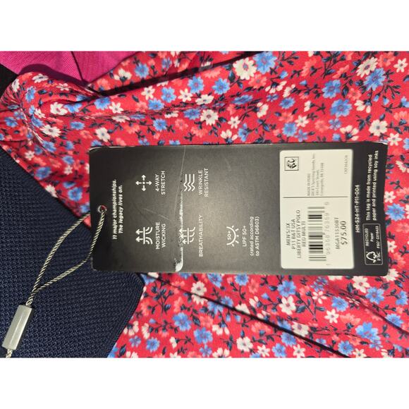 Walter Hagen Red Floral Polo Size 3x NWT - Picture 8 of 8